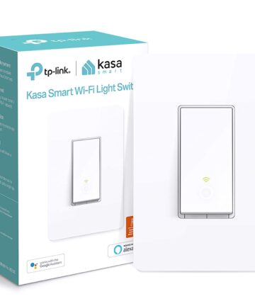 Kasa Smart Light Switch HS200, Single Pole, Needs Neutral Wire, 2.4GHz Wi-Fi Light Switch Works with Alexa and Google Home, UL Certified, No Hub Required , White